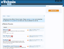 Tablet Screenshot of forums.eteknix.com