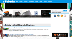 Desktop Screenshot of eteknix.com